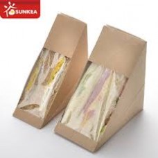 Коробка бум Сэндвич-бокс с ок.130х130,h=60мм (50/400)