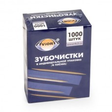 Зубочистки в инд. П/э уп-ке, за УП (уп.1000шт)