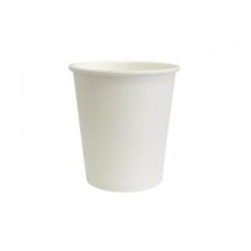 Стакан бум. 250мл 1 тон Белый d-80 (50/1000)