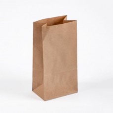 Пакет бум. На вынос 120+80х250 крафт (10/1000)