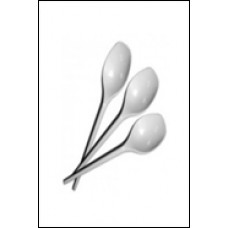 Ложка 125 чайная пл. белая 