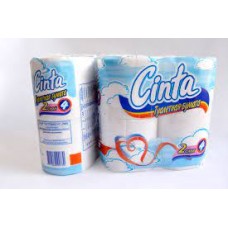 Бумага туалетная 1/4 CINTA 2-сл (1/10)