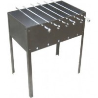 Мангал +6 шампуров Perfecto Linea 47-750063 р-р 400х250х400(0,4)