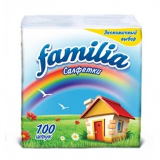 Салфетки бум. 100л Белые 