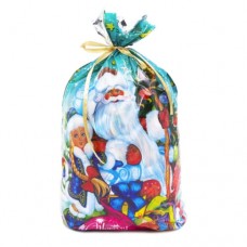 Пакет фольга НГ 25х40 Мешок подарков 1кг (100/2000)