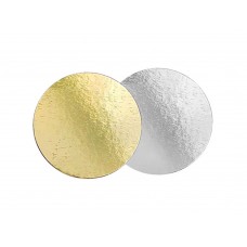 Подложка картон d-28, h-0,8мм золото-серебро (50/500) Подложка картон d-28, h-0,8мм золото-серебро (50/500)