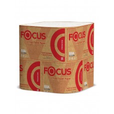 Бумага туалетная (Салфетки) V-сл 24х10, 8*250 FOCUS PREM (1/15) Дж Для СП