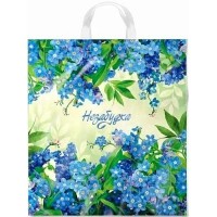 Пакет петл.38х42+6 (40) ПНД Незабудка (25/500) Интер