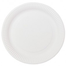 Тарелка бум 32 неламин белая (50/1000)