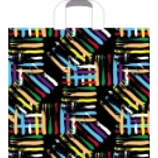 Пакет петл.38х34+3 (70) укороч Цветные линии (50/500) Арт