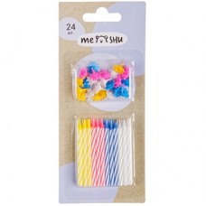 Свечи для Торта с подставками 5,5см MESHU 