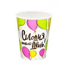 Стакан бум. 250мл Рис 