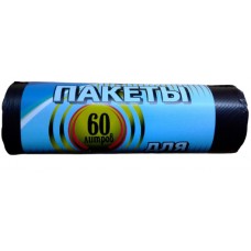 Пакет мусор 60л (12)  в рул 20шт (1/50) Виа