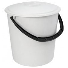 Ведро с Крышкой для Пищевых продуктов, Белое 8л