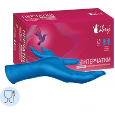 Перчатки Латекс Ультрапрочные L Синие за 1шт (50/500)