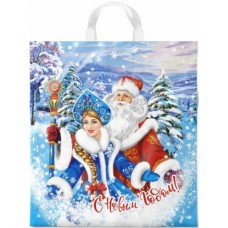 Пакет петл.38х42+6 (40) ПНД НГ Новогоднее пожелание (25/500) Интер