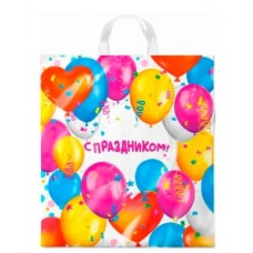 Пакет петл.38х42+6 (40) ПНД  Пати (25/500) Интер