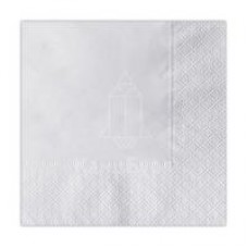 Салфетки бум.33х33 25л. 2-х сл. Белые 