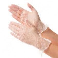 Перчатки винил L Прозрачные за 1шт (100/1000)