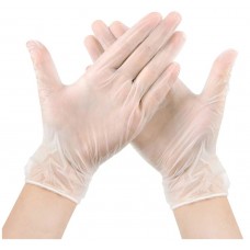 Перчатки винил M Прозрачные за 1шт (100/1000)
